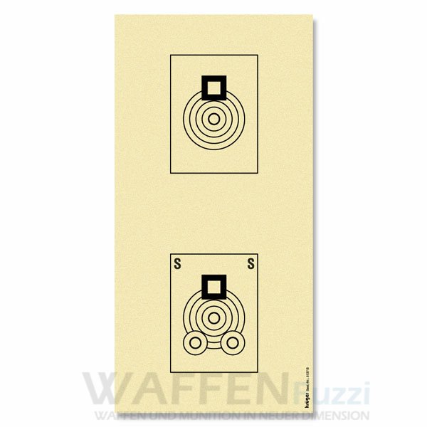 5137_B Benchrest Scheibe 100 Meter 20,2 x 40,4cm 100 St.