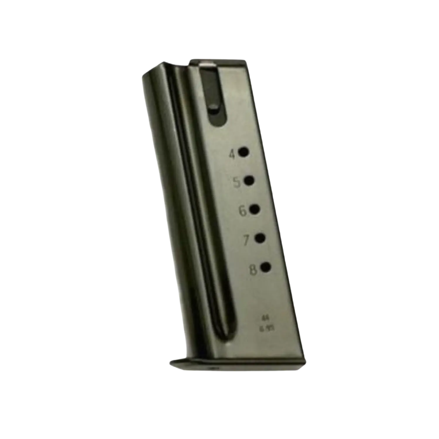 Magazin für Desert Eagle Pistole mit Kapazität für acht Patronen, Metall, schwarz