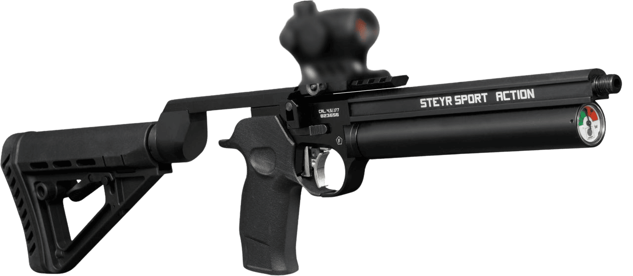 Steyr LP 50 RF Rapid Fire Action 4,5mm Diabolo in verschiedenen Ausführungen Steyr LP 50 RF Rapid Fire Action 4,5mm Diabolo in verschiedenen Ausführungen