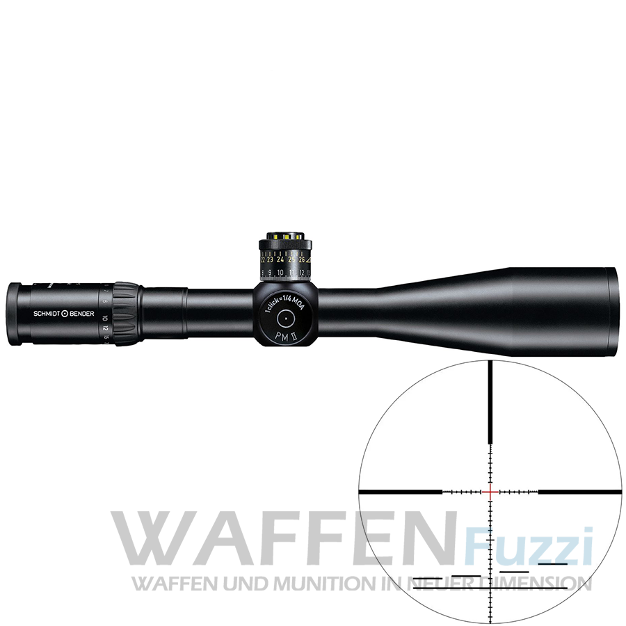 Schmidt u. Bender ZF 5-25x56 PM II/LP P4FL 1cm cw DT / ST