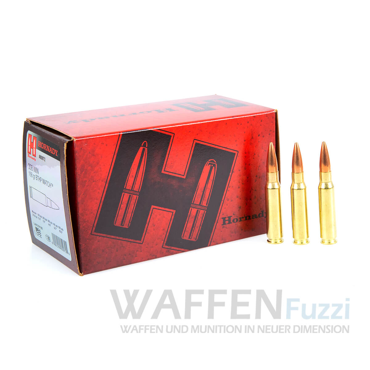 Hornady .308Win. Match BTHP 168gr 50 Schuss