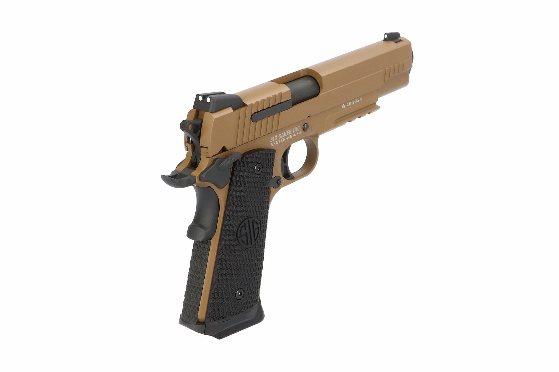 Sig Sauer 1911 Emperor Scorpion Coyote Tan CO2 Pistole 4,5 mm Blow Back Sig Sauer 1911 Emperor Scorpion Coyote Tan CO2 Pistole 4,5 mm Blow Back