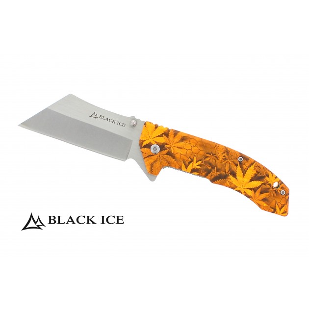 7945-1 THC ORANGE von MP9 Einhandmesser aus 420 Stahl Camouflage Optik Wald