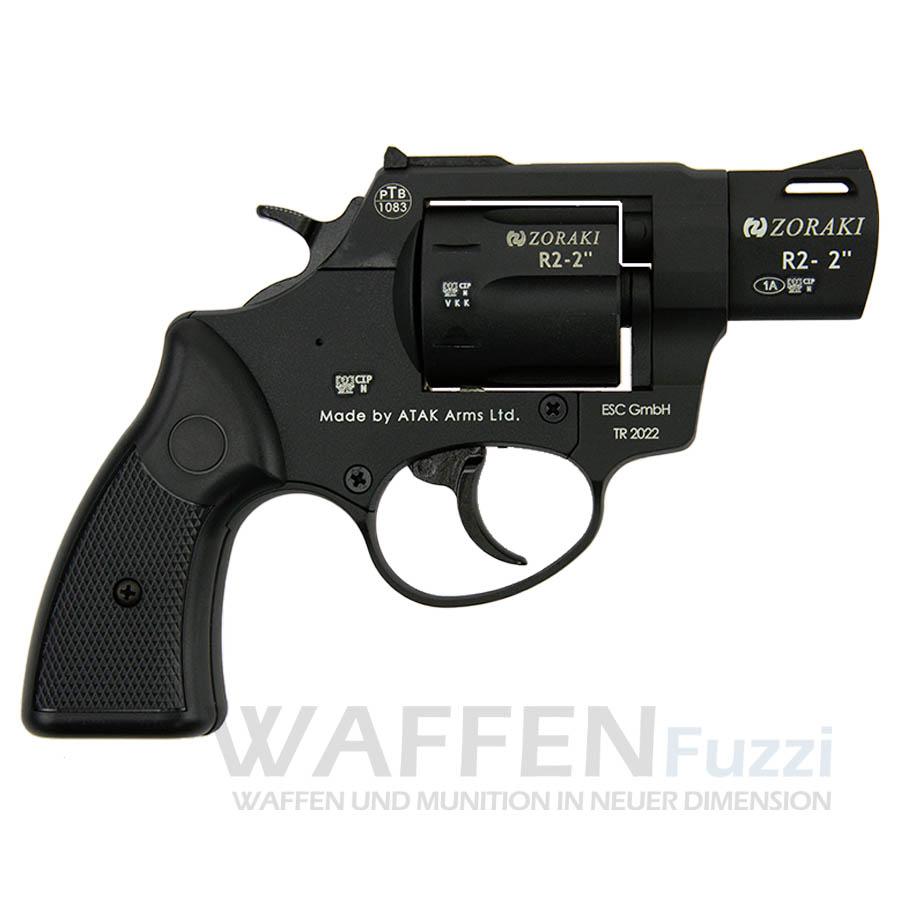 Zoraki R2 Schreckschusswaffe schwarz Kaliber 9mm Revolver Knall