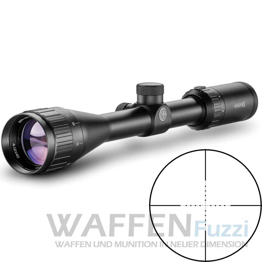 Hawke Vantage 4-12x40AO MilDot Zielfernrohr Hawke Vantage 4-12x40AO MilDot Zielfernrohr