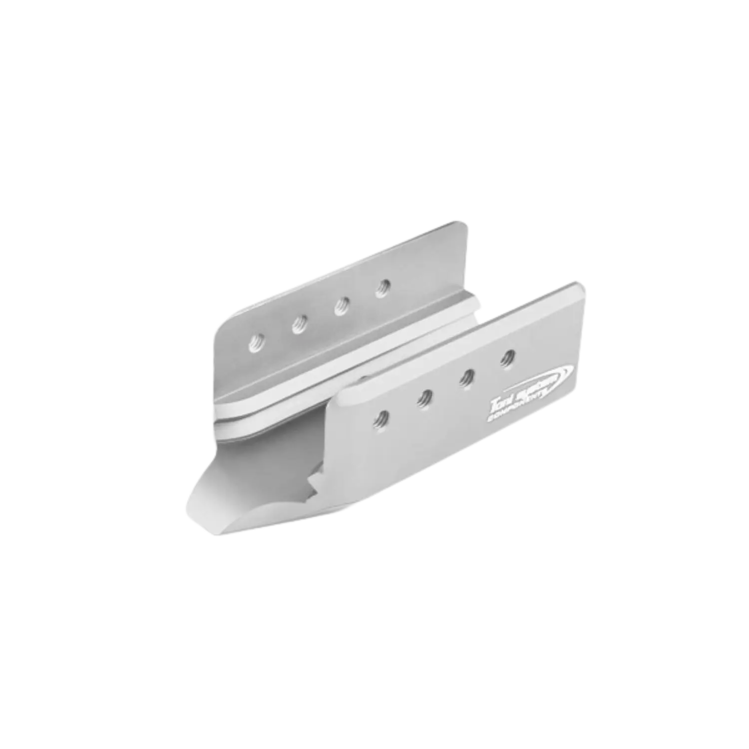 Toni System Aluminium Laufgewicht für CZ Shadow 2 Silber Silberfarbene Metallhalterung mit mehreren Bohrlöchern und eingraviertem Laufgewicht Silver-Logo.