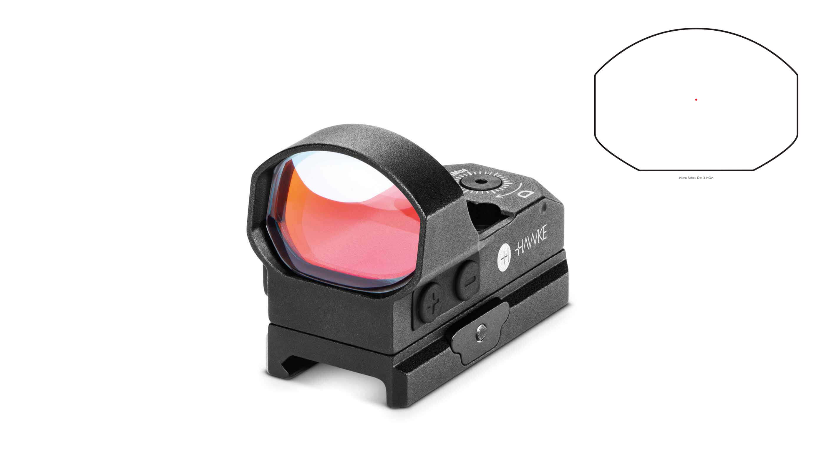 Hawke Micro Red Dot Wide View 3 MOA Hawke Micro Red Dot Wide View 3 MOA