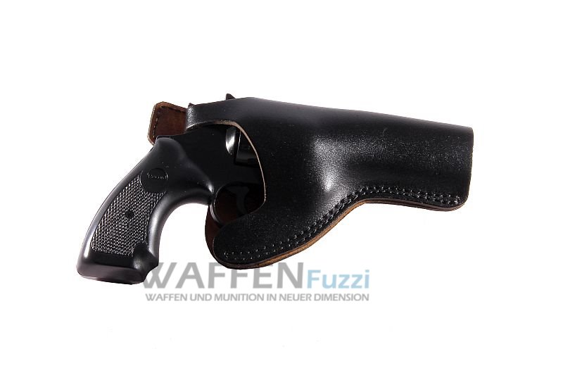 LederguertelholsterClip_Revolverholster4Zoll_GSCHA-2053-1 Gürtelholster Schnellzieh-Holster mit Clip für 4 Zoll Revolver Ekol, Record, Reck u.v.m.
