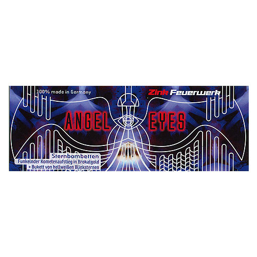 Zink Angel Eyes 20 Pyrokometraketen in weißblinkende Sterne
