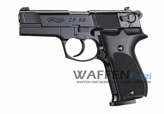 Walther CP88 CO2 Pistole Kaliber 4,5 mm Diabolo, brüniert