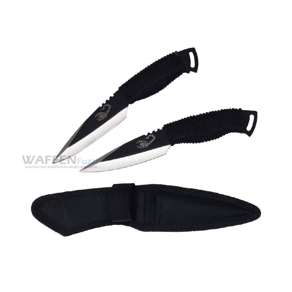 Wurfmesser-Skorpion 2 Stk. Wurfmesser Skorpion gut ausbalancierte Messer zum Werfen