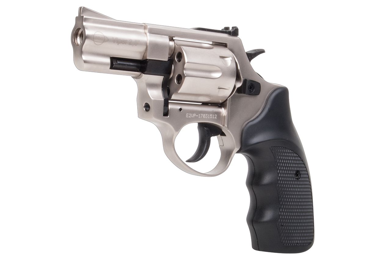 Ekol Viper 2,5" Vernickelter Stahltrommel Schreckschussrevolver 9mm R.Knall