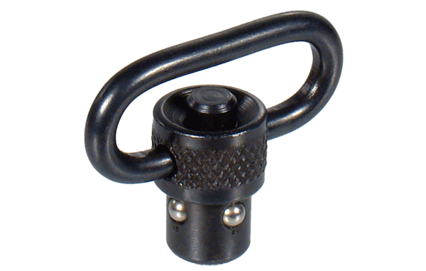 UTG Standard Push Button QD Sling Swivel, 1" Loop