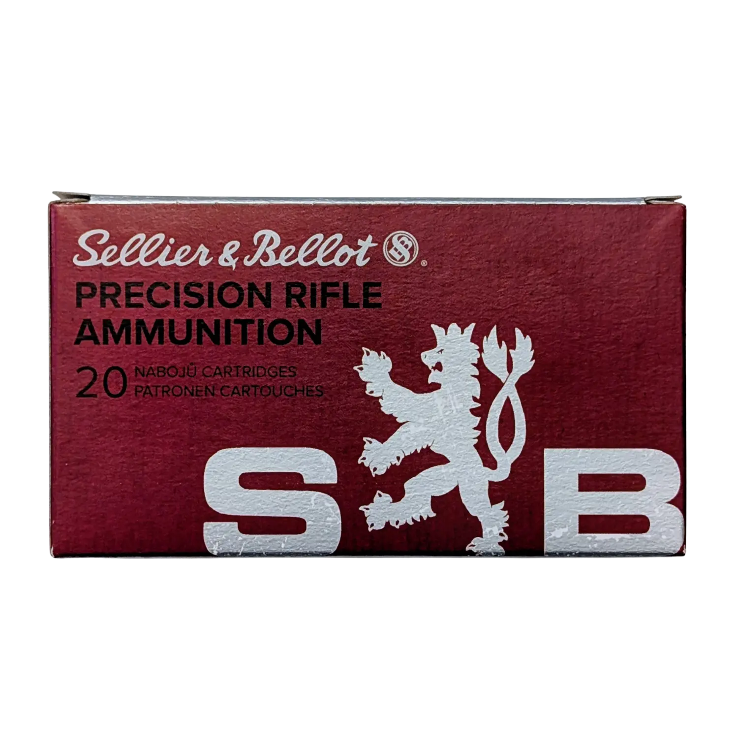 Sellier und Bellot Verpackung mit weißem Schriftzug und roter Kartonage