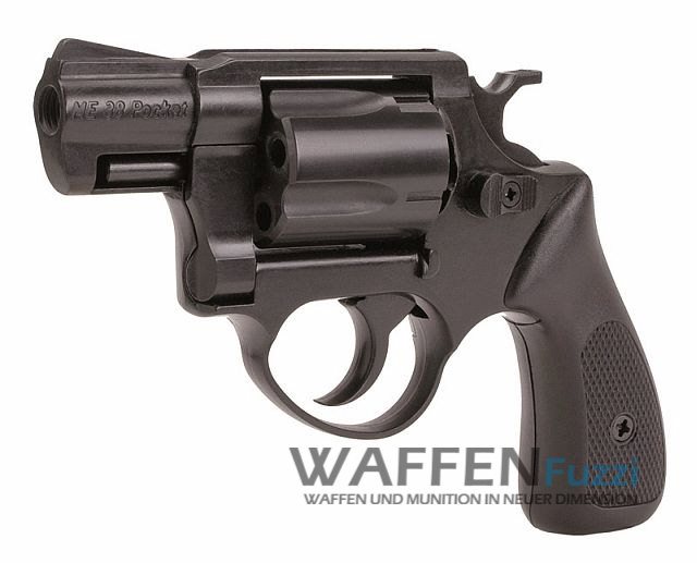 ME 38 Pocket Revolver Schreckschusswaffe brüniert