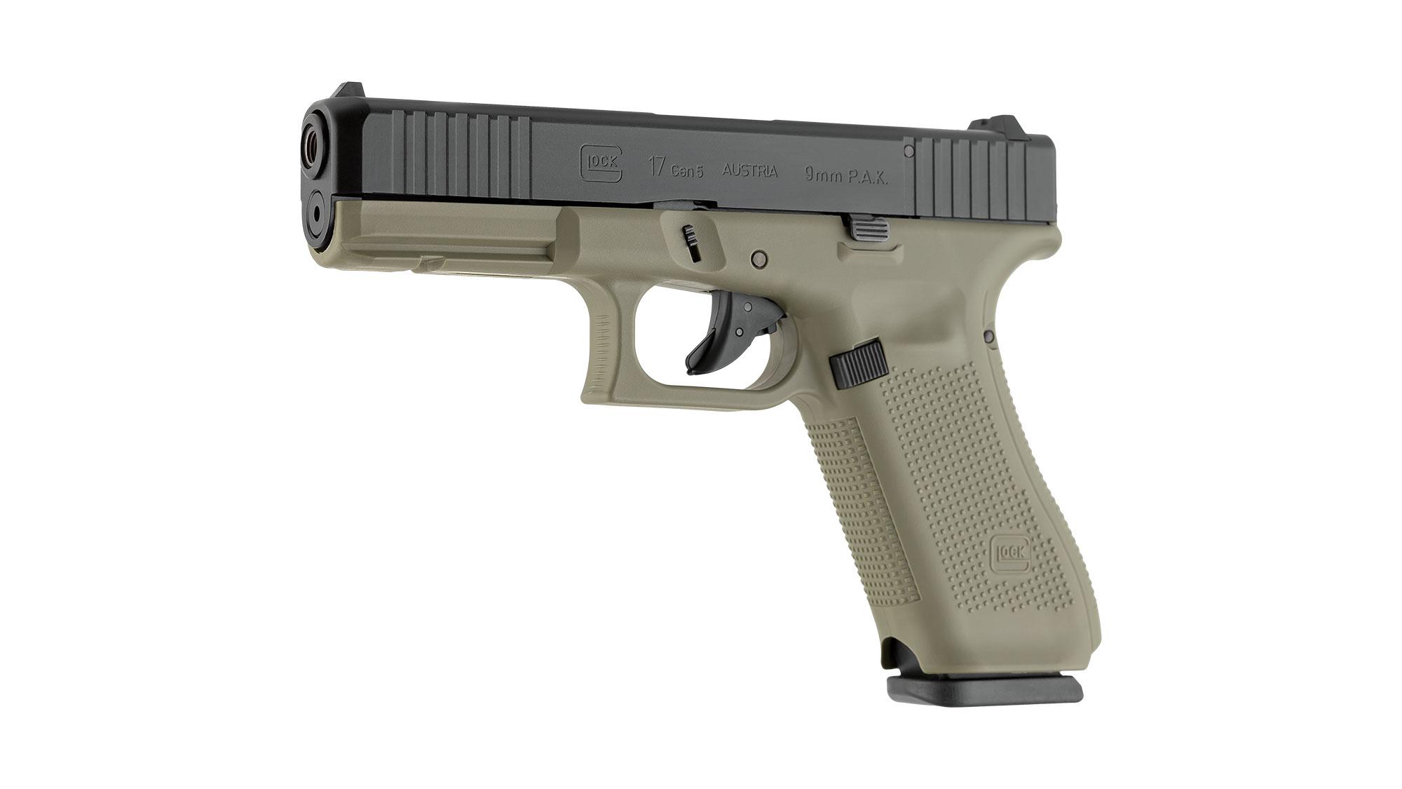 Glock 17 Gen5 Battlefield Green Kaliber 9mm P.A.K. Schreckschusspistole