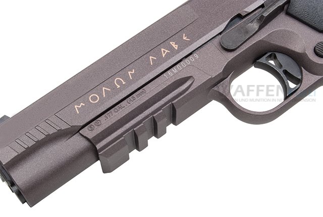 Spartan-1911-CO2-Pistole-Vollmetall CO2 Waffe Sig Sauer Spartan 4,5mm Stahl BB