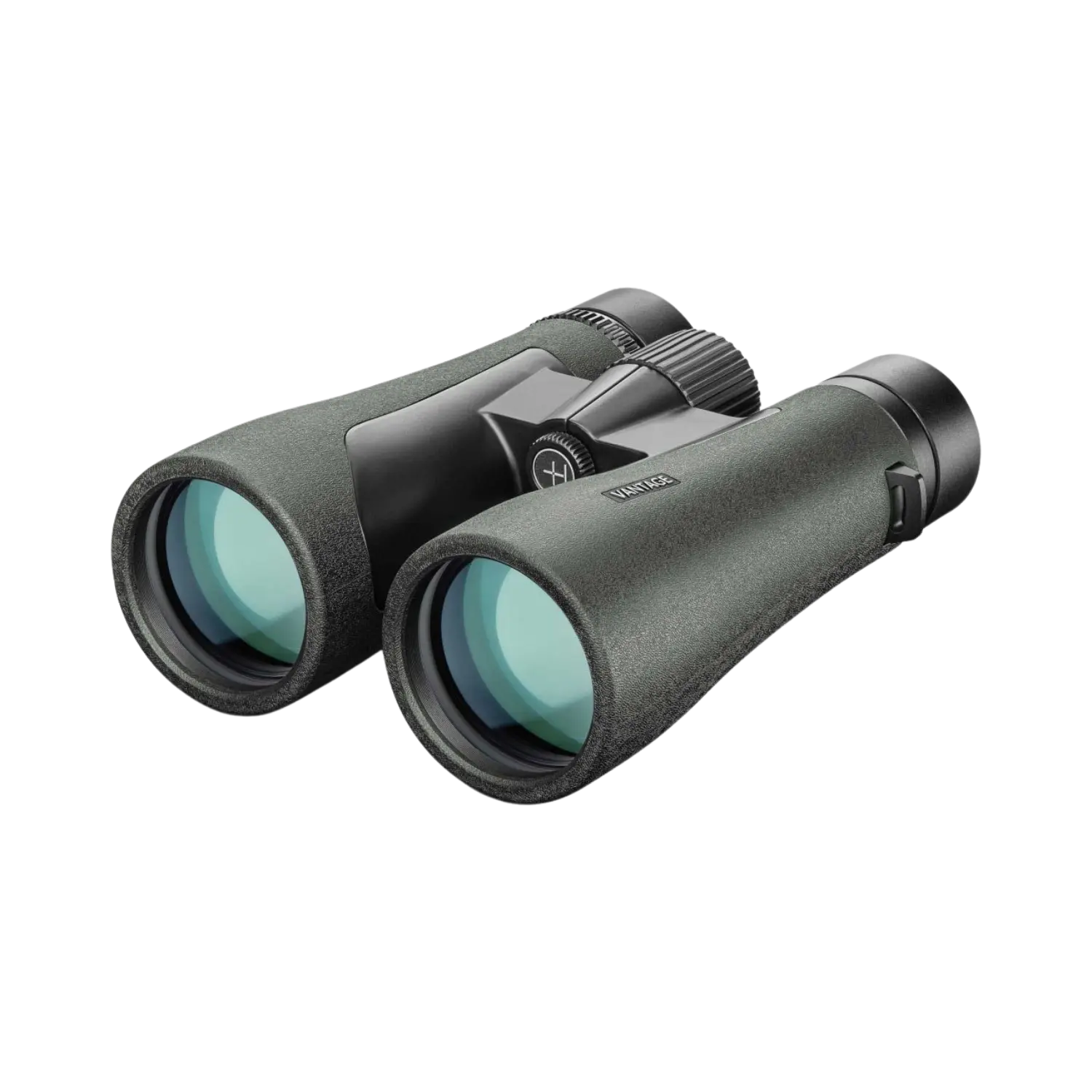 Fernglas mit 10-facher Vergrößerung und 50 mm Objektivdurchmesser, dunkelgraues Gehäuse mit mittigem Fokusrad