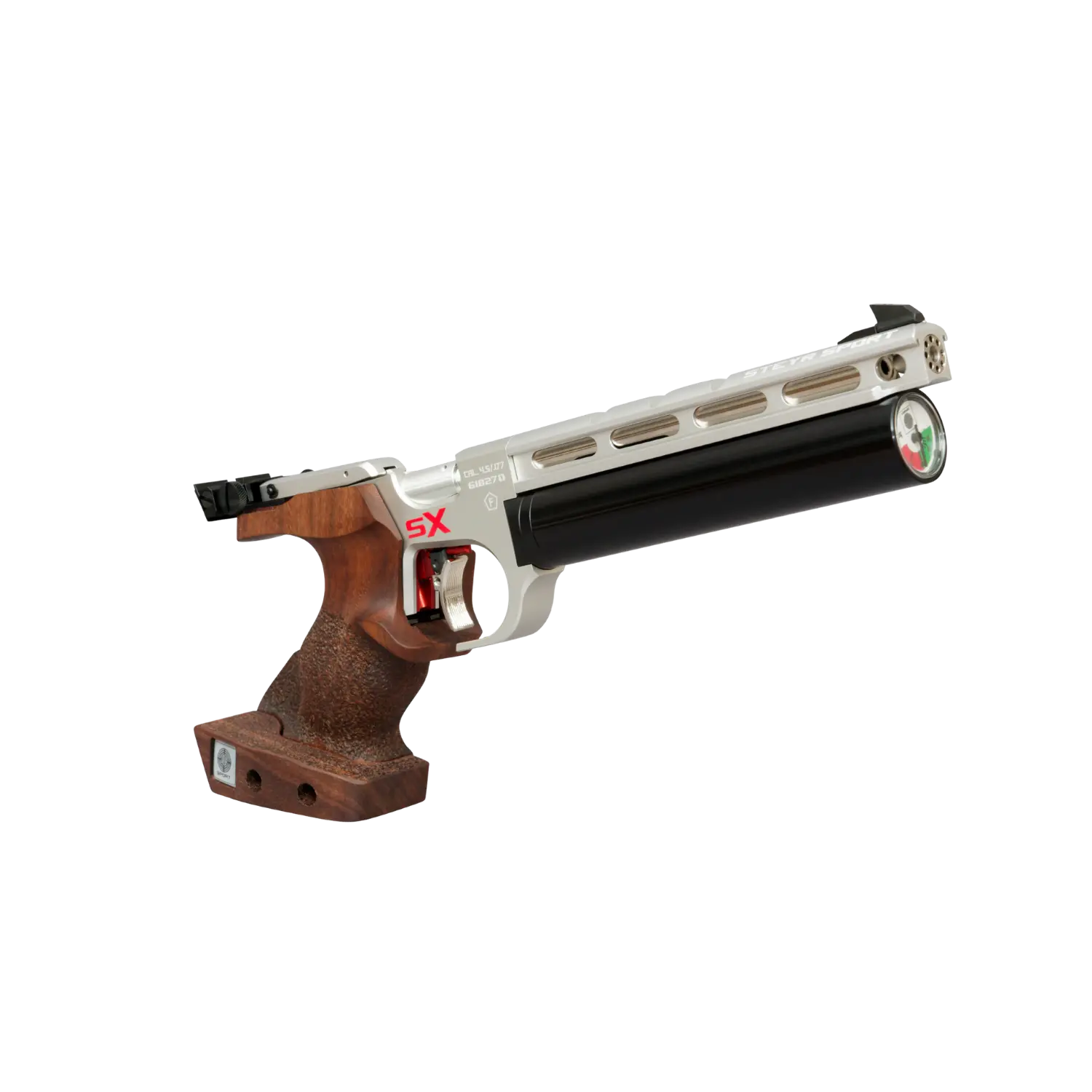 Steyr EVO 10 E SX COMPACT Silber Matchpistole 4,5mm