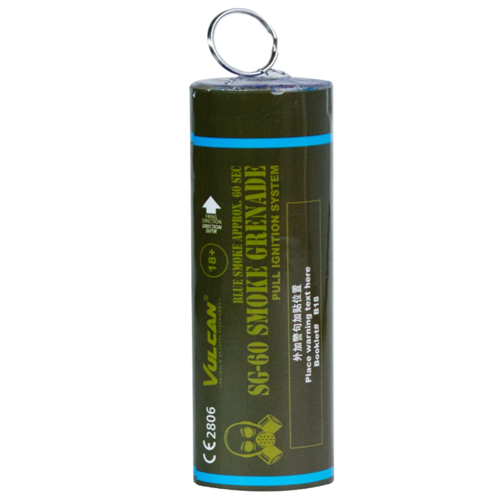 Smoke Grenade Rauchtopf mit Reißzünder 60 Sek. Grün Smoke Grenade Rauchtopf mit Reißzünder 60 Sek. Grün