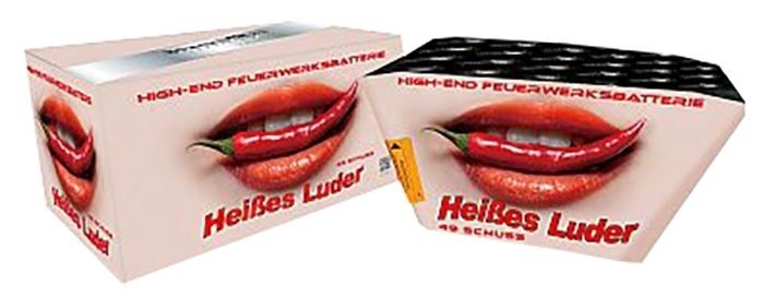 Heißes Luder 49 Schuss Fächerbatterie Heißes Luder 49 Schuss Fächerbatterie