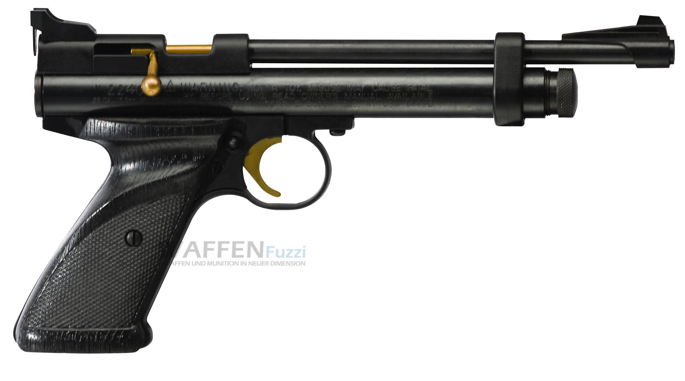 Crosman 2240 CO2 Repetierpistole Kaliber 5,5mm präziser gezogener Stahllauf