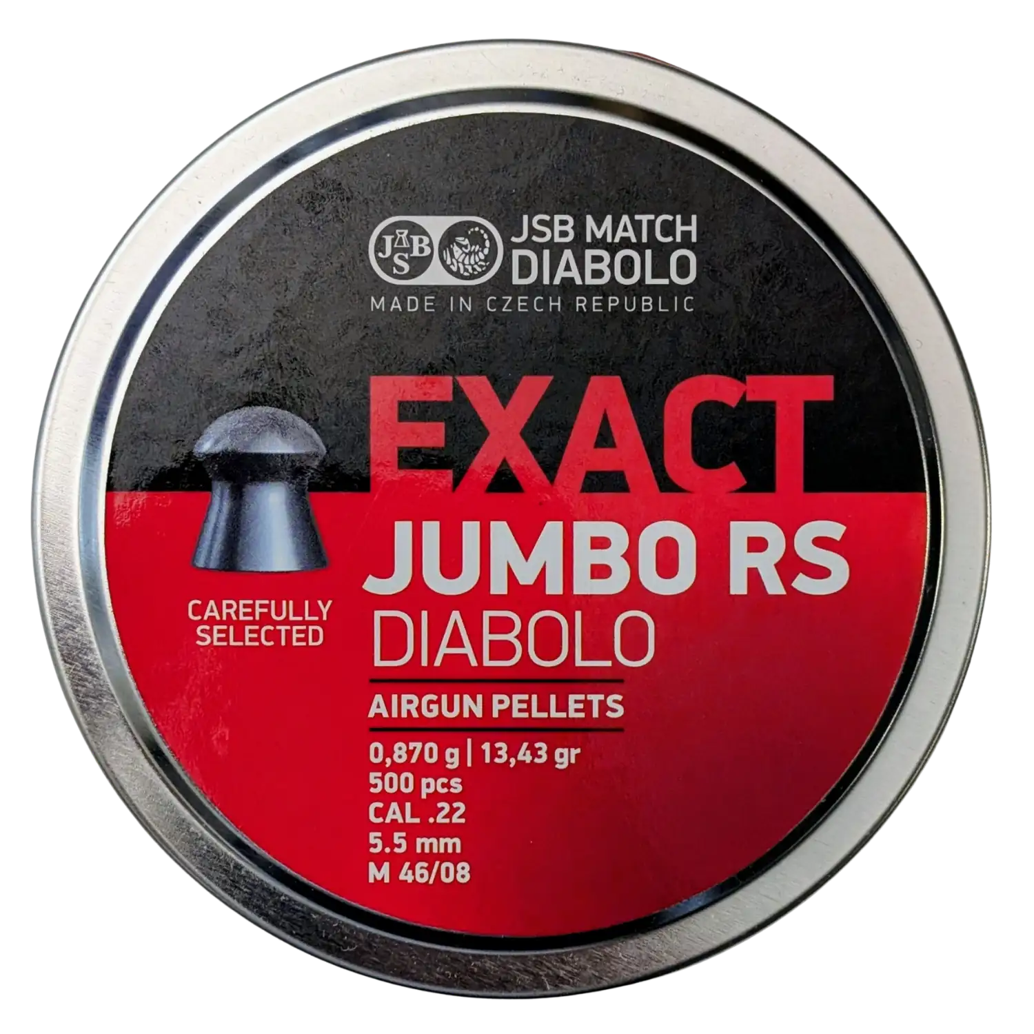 JSB Diabolo Jumbo Exact RS 5,52mm 500 STK