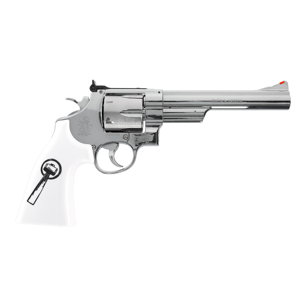 Smith & Wesson 629 Trust Me 6" NKL-WHT CO2 Revolver 4,5mm BB 
