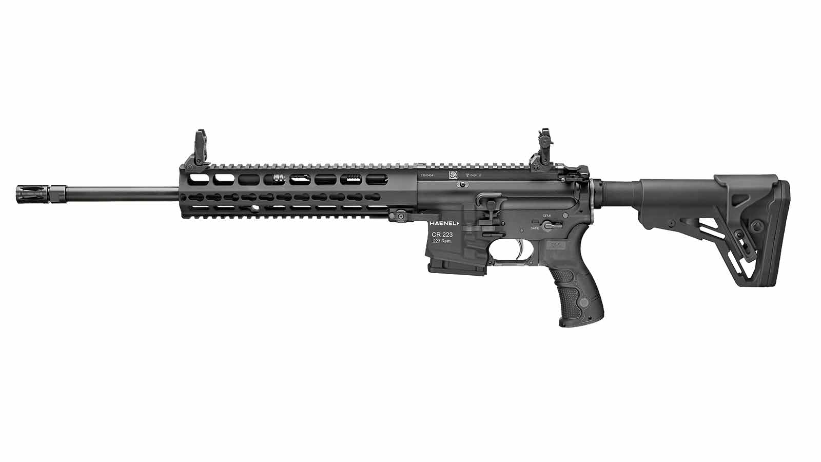 CR223-16-65Zoll-Laufl-nge-schwarz SLB Haenel CR223 16,65Zoll Matchabzug / Direktabzug