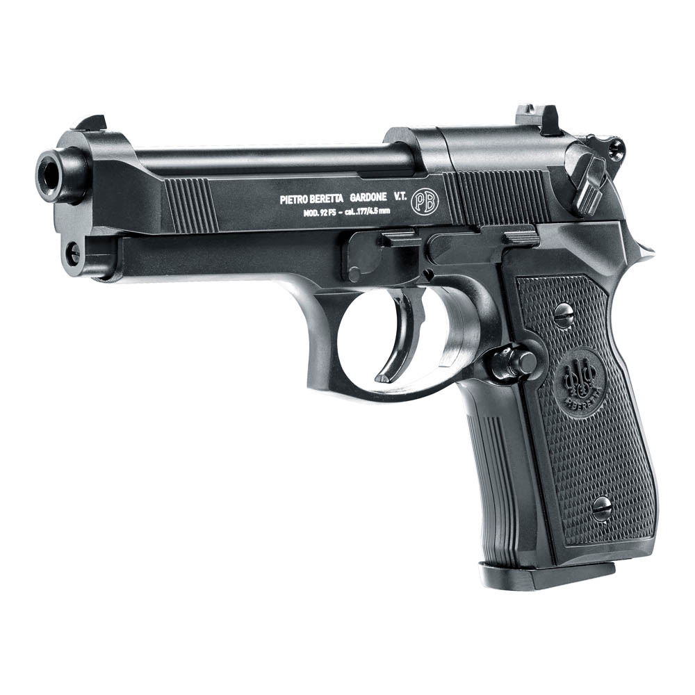 Beretta 92 FS CO2 Pistole 4,5 mm Diabolo brüniert