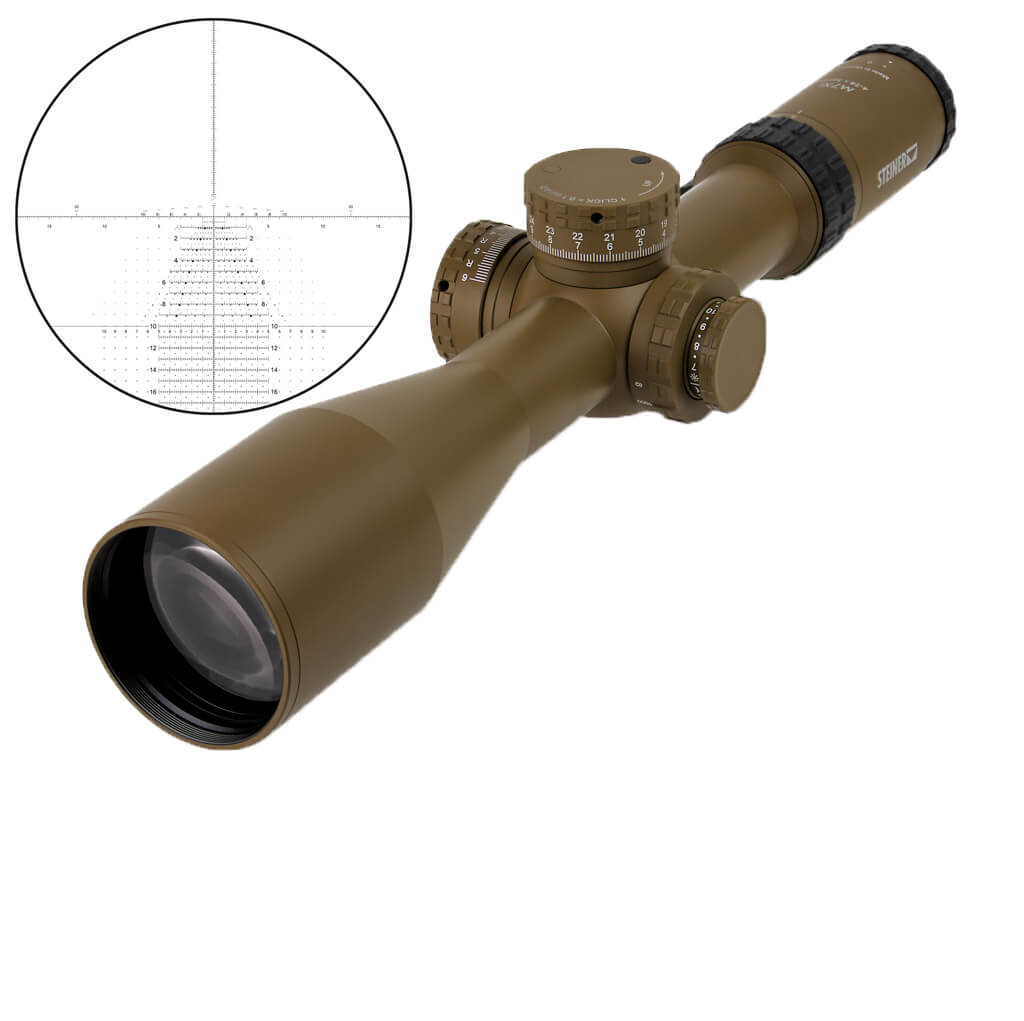 Steiner M7XI 4-28x56 Zielfernrohr TReMoR3 Coyote Brown Steiner M7XI 4-28x56 Zielfernrohr TReMoR3 Coyote Brown