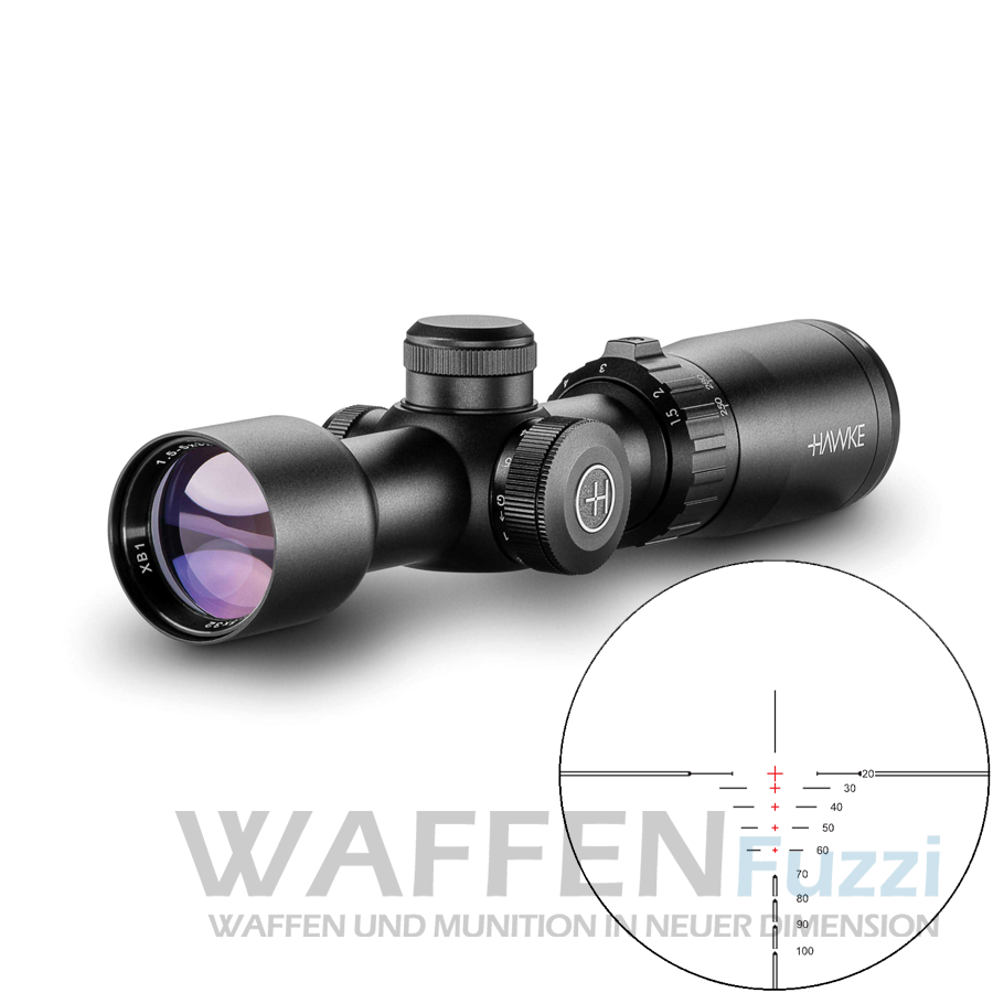 Hawke Crossbow Scope 1,5-5x32 SR IR Leuchtabsehen Hawke Crossbow Scope 1,5-5x32 SR IR Leuchtabsehen
