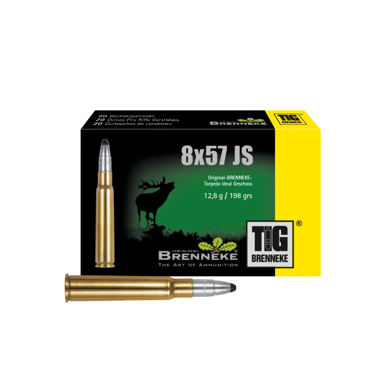 Brenneke 8x57JS TIG 198grs 20 Schuss