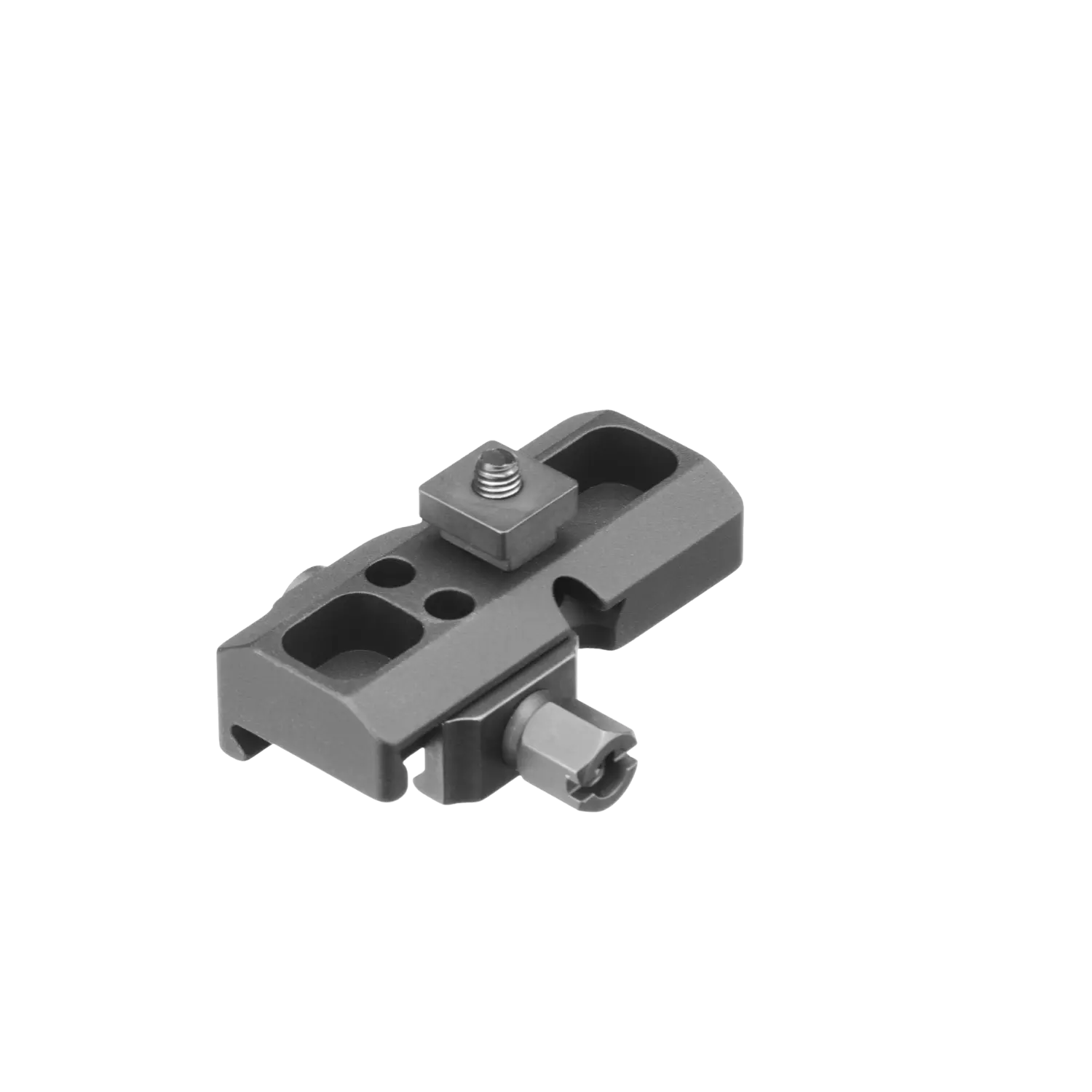 ERATAC Nutenstein-Adapter aus Metall, rechteckig mit Schraube und Befestigungselementen, für Harris-Zweibein.