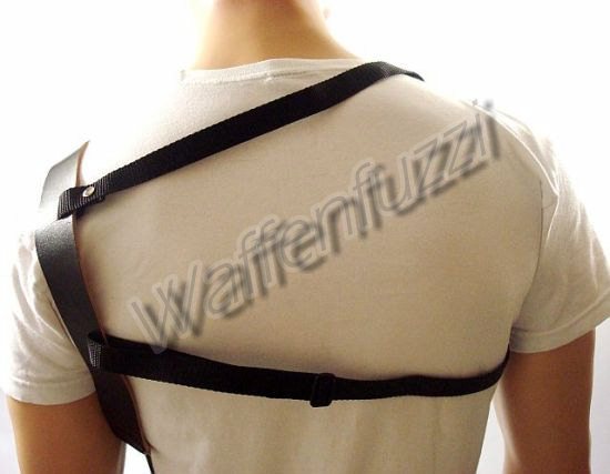 84e7a7b1202d81835bb5d016adac719d Leder-Schulterholster für 2" Revolver Natur