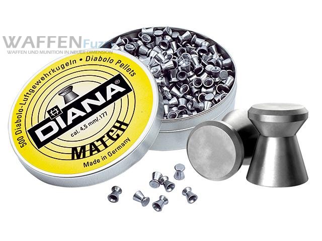 Diana Match Flachkopf Diabolos Kaliber 4,5mm 