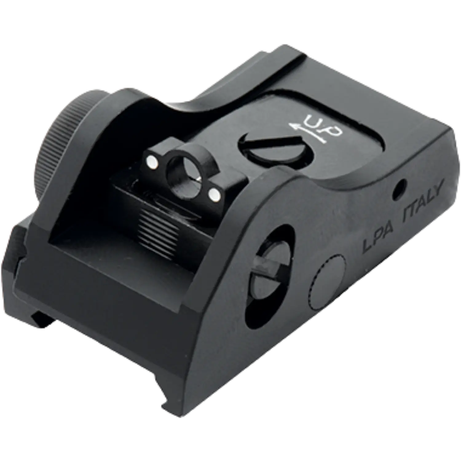 LPA Tactical Ghost-Ring-Visier mit Ø 5,0 mm Lochkimme, 2-Punkt Markierung für Picatinny