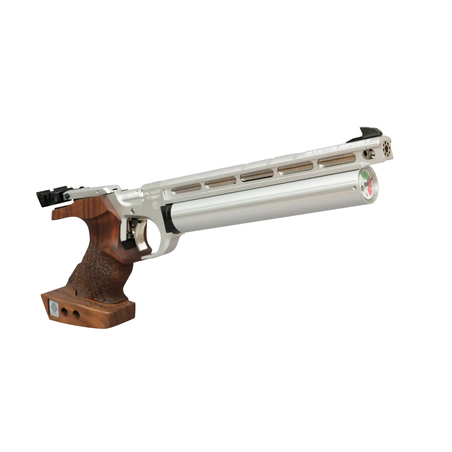Steyr EVO 10 Silber Matchpistole 4,5mm Diabolo