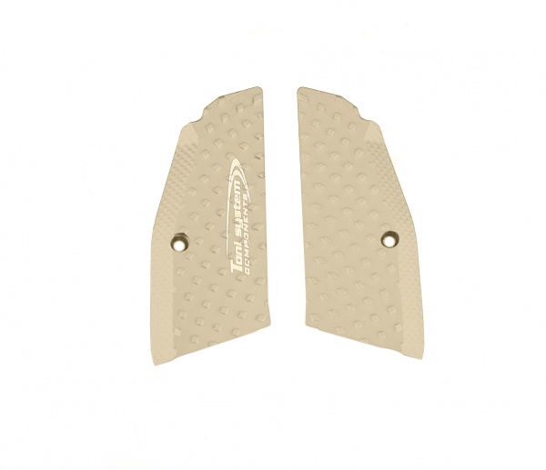 Toni System Vibram Griffschalen für CZ Pistolen Sand Kurz Toni System Vibram Griffschalen für CZ Pistolen Sand Kurz