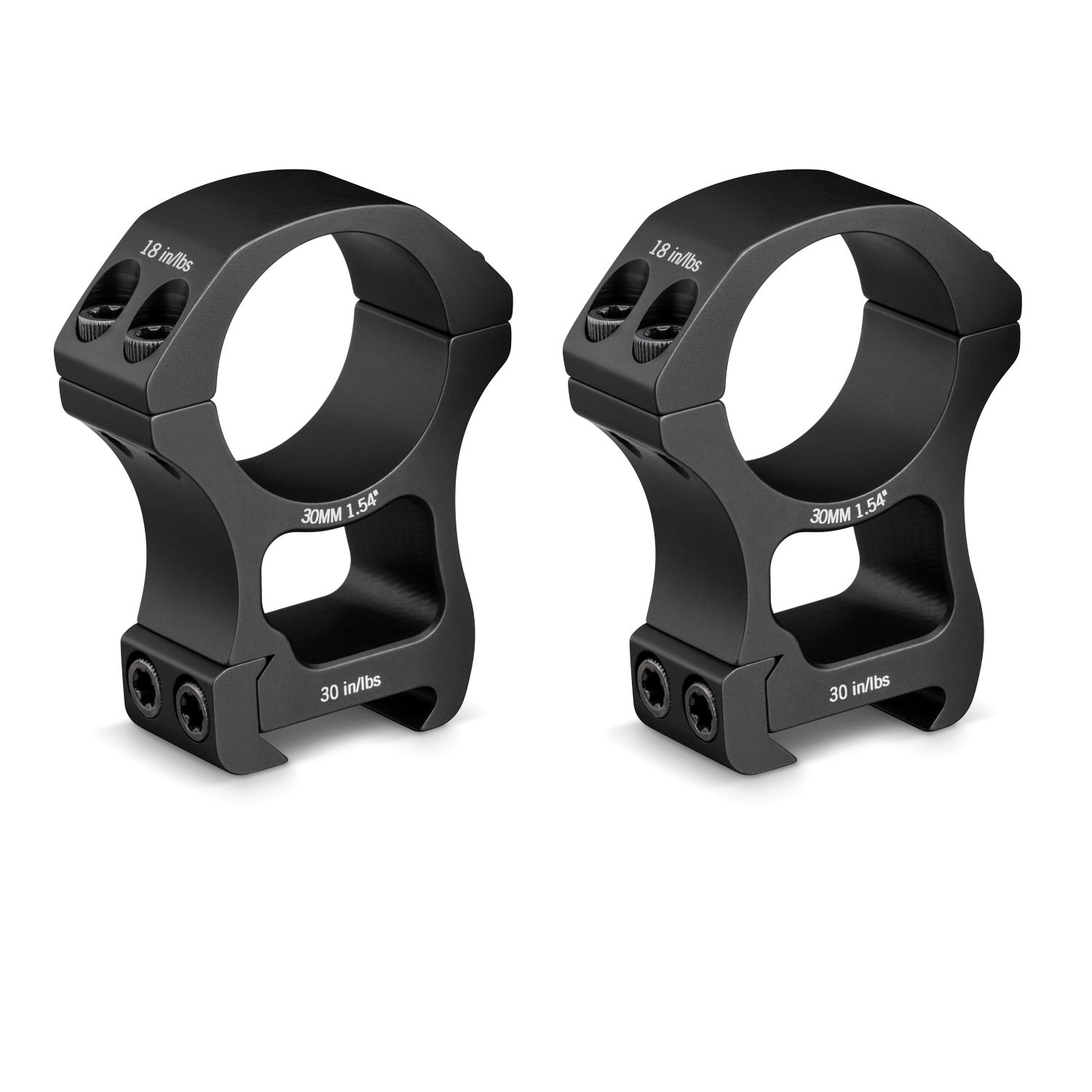 Vortex Pro Series extra hohe Montageringe 30 mm Ringdurchmesser Vortex Pro Series extra hohe Montageringe 30 mm Ringdurchmesser