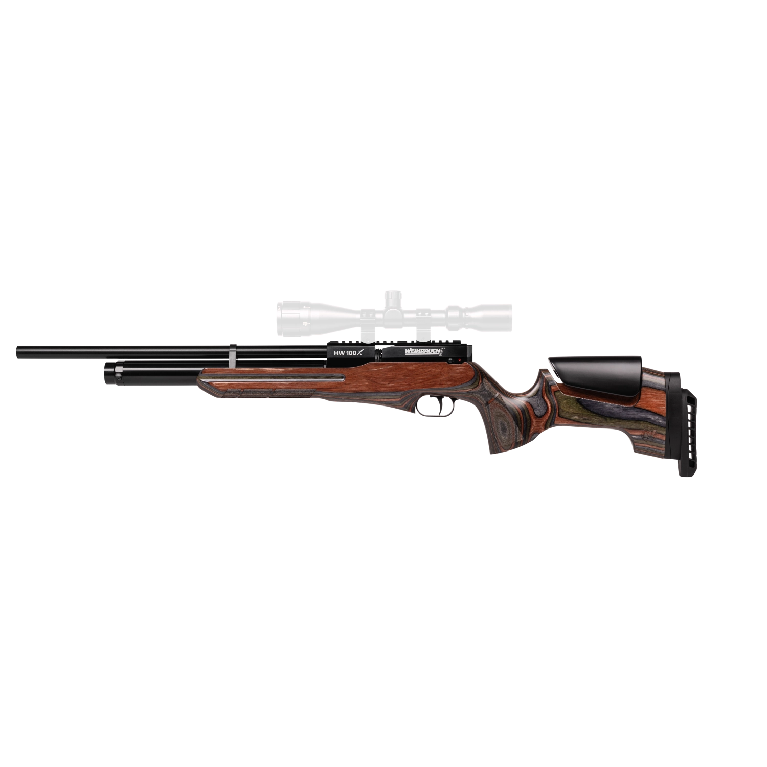 Weihrauch HW 100 X-S Pressluftgewehr Sportschaft in Schichtholz I Variantenauswahl