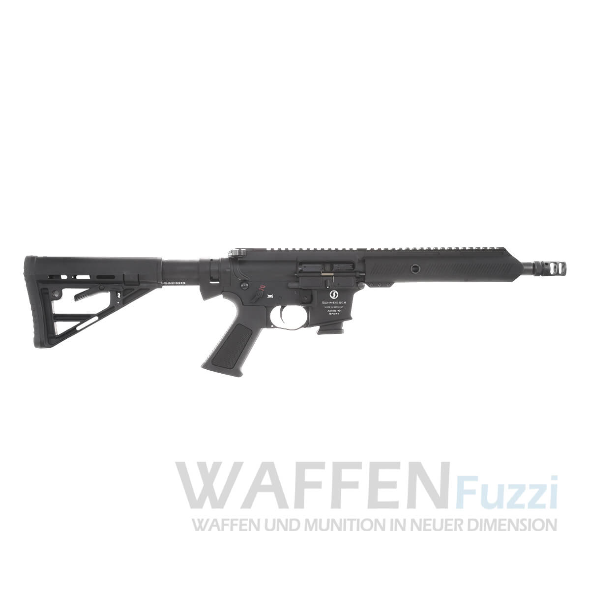 Schmeisser AR-15-9 Sport S 2. Gen. NoRec Kompensator Kal. 9mm Luger 10,5" Schmeisser AR-15-9 Sport S 2. Gen. NoRec Kompensator Kal. 9mm Luger 10,5"