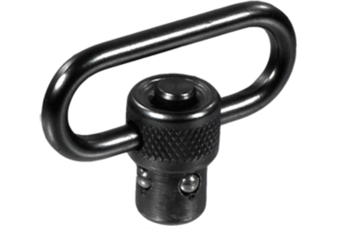 UTG Standard Duty Push Button QD Sling Swivel, 1.25" Loop 