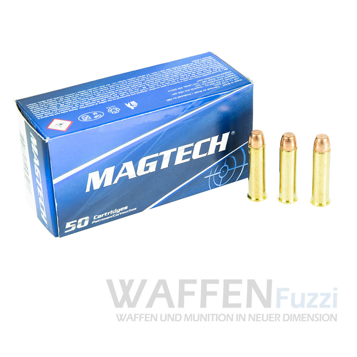 Magtech Revolvermunition Kaliber 357 Mag. FMJ 50 Schuss