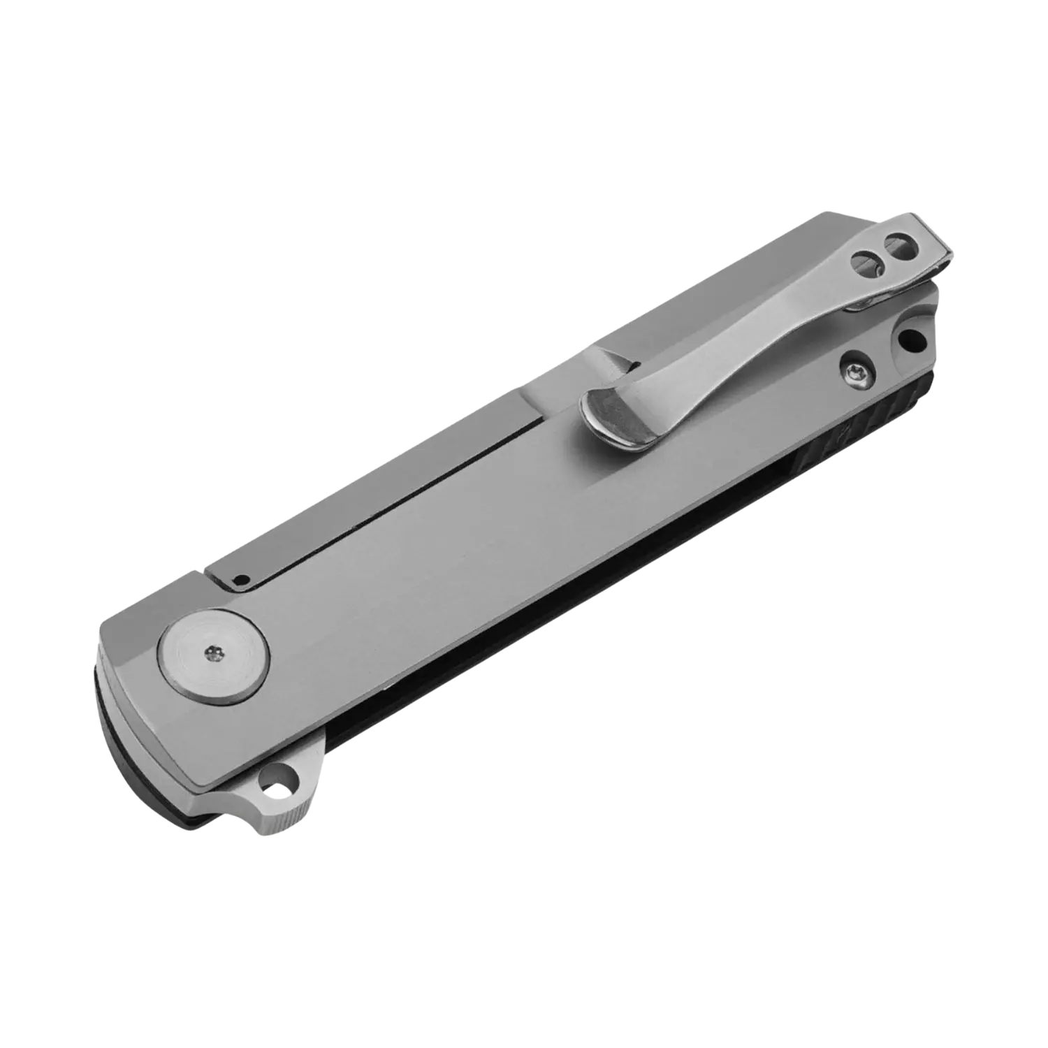 geschlossenes Cataclyst Flipjoint Taschenmesser aus Metall mit Clip
