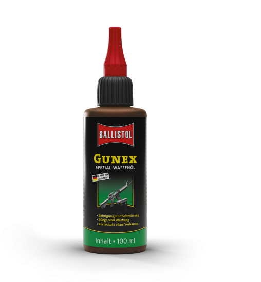 Gunex Spezial Waffenöl 100ml Flasche zum Träufeln Gunex Spezial Waffenöl 100ml Flasche zum Träufeln