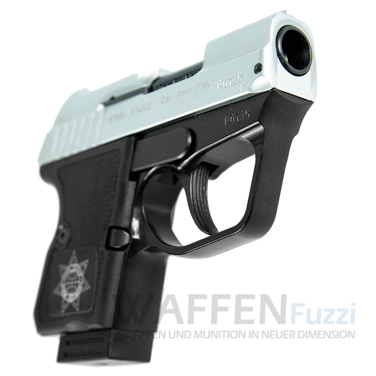 Steel-Eagle-Gillmann-Chrom-Vanadium Steel Eagle Chrom Vanadium Kleine handliche Schreckschusspistole 9mm