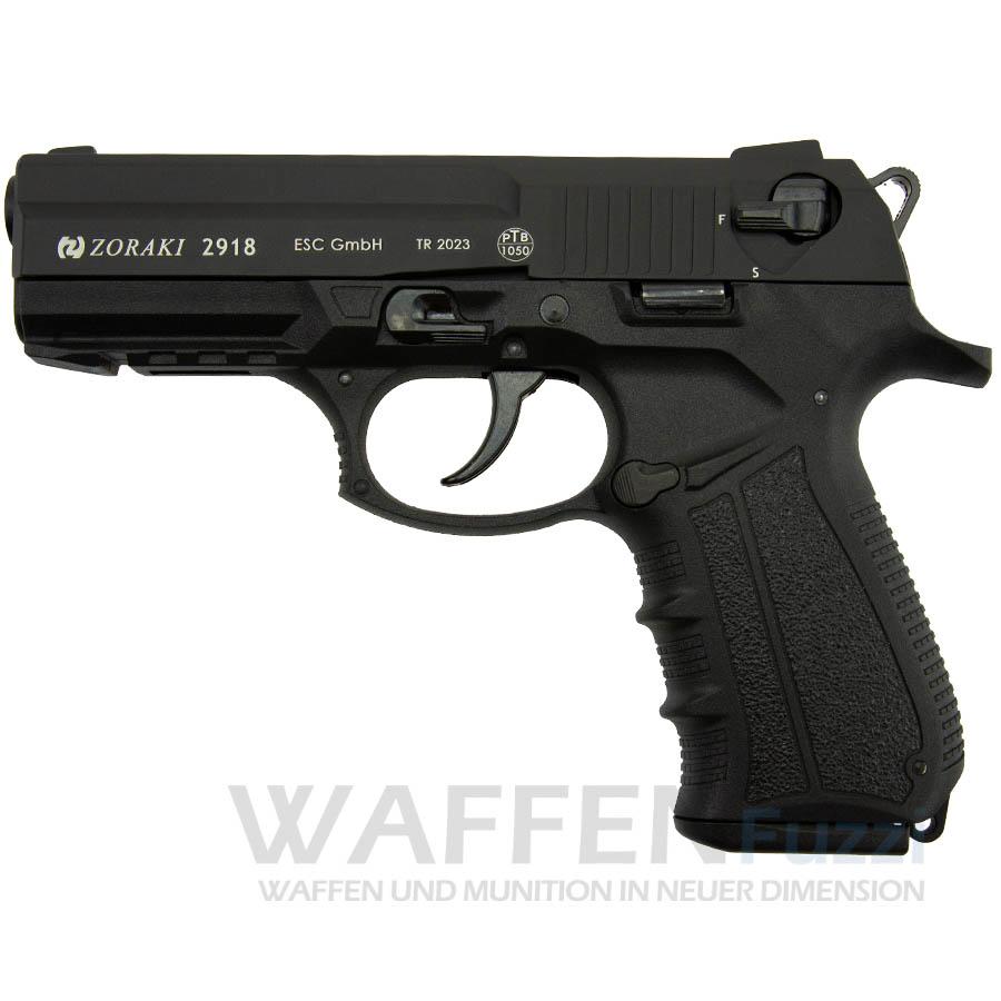Zoraki 2918 Schreckschusspistole schwarz Kaliber 9mm P.A.K. Zoraki 2918 Schreckschusspistole schwarz Kaliber 9mm P.A.K.