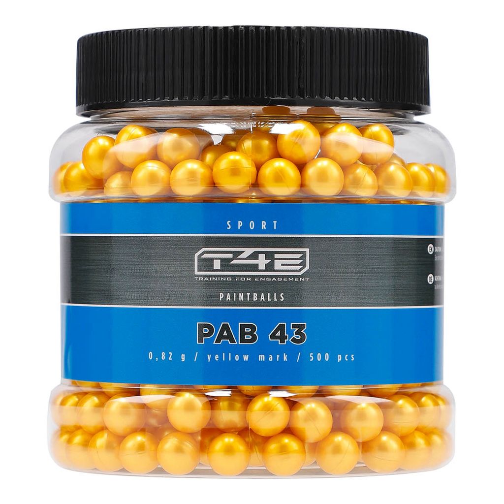 T4E Sport PAB 50 Farbkugeln 500 Schuss Kaliber .43