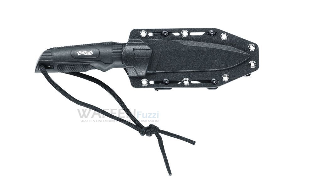 Walther-BackUp-Messer Walther BUK Messer mit Kydexscheide Klinge aus 440A Stahl